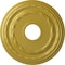 Ekena Millwork Dublin Ceiling Medallion (Fits Canopies up to 8 1/4"), 15 3/8"OD x 3 5/8"ID x 1"P, Rich Gold CM15DURGS - alternate 1